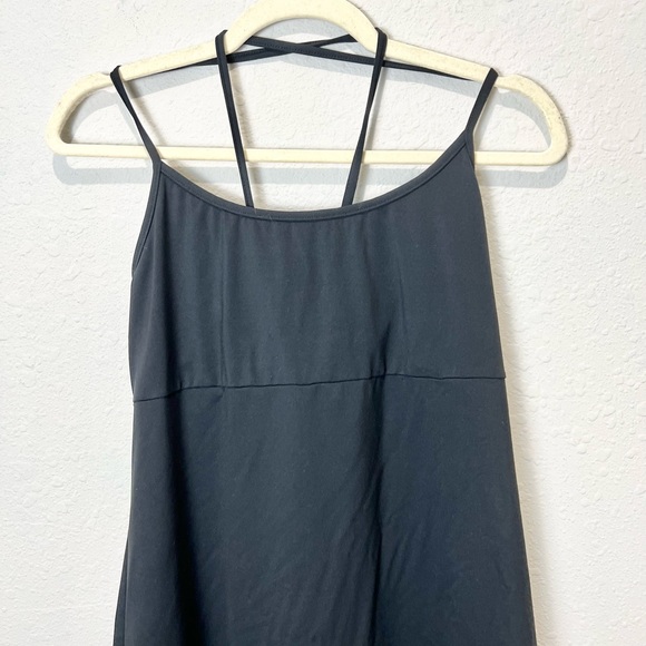 Athleta Swim Exercise Strappy Dress Black Size Medium M - Picture 3 of 7